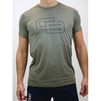 Men's T-Shirt Olive/Navy