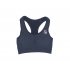 Women's medium support denim blue bra 