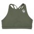 Women's High Neck Bra Army Green