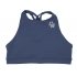 Women's High Neck Bra Ice Blue