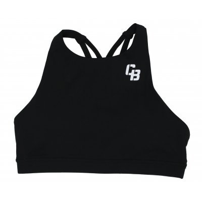 Women's High Neck Bra Black