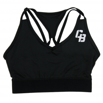 Women's Cross Back Top Black