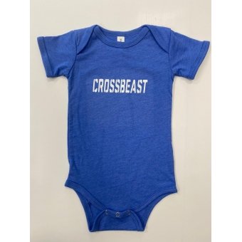 Baby romper Heather Columbia Blue