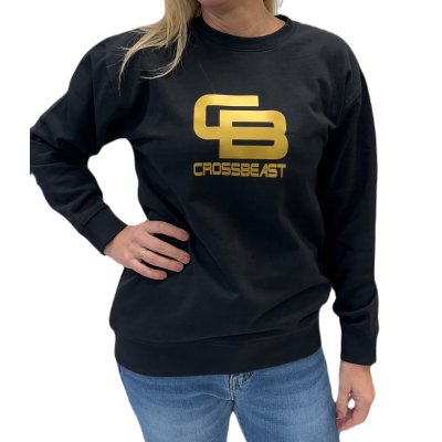 Unisex sweater black/gold