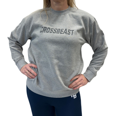 Sweater unisex heather grey