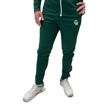 Tracksuit pants green/white