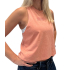 Women's racerback cropped tank heather sunset