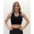 Women's Seamless Black Bra