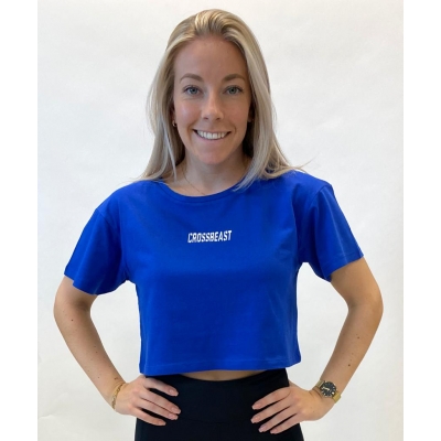 Women's crop top Royal