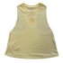 Women's racerback cropped tank french vanilla