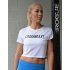 Women's Cropped Tee White